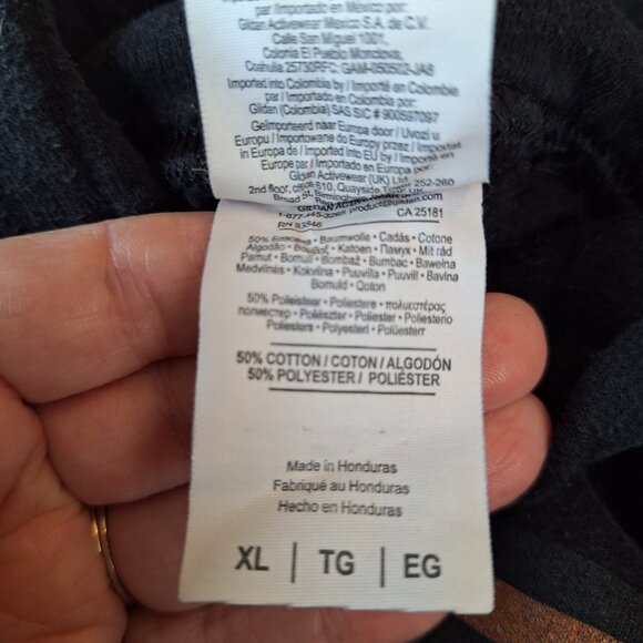 Space 1999 Moonbase Alpha‎ Mens Sweatshirt XL Faded Black Graphic Front & Back - Picture 9 of 9